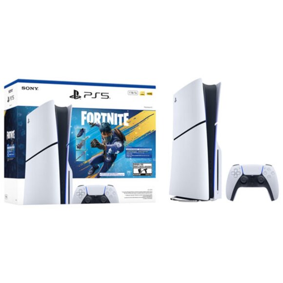 Fortnite PS5 Slim w/ Controller & Fortnite Bonuses - Picture 1 of 2